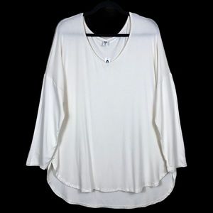 Old Navy Luxe Cream Tunic Top